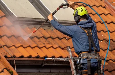 Démoussage et hydrofuge de toiture à Clémont
